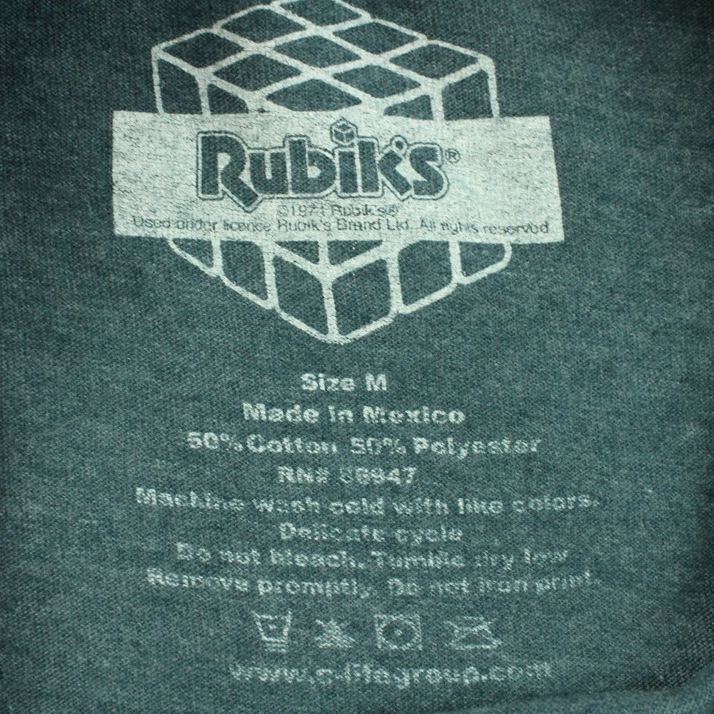 The Struggle is Real Men's Rubik's Cube Shirt M - Picture 5 of 5